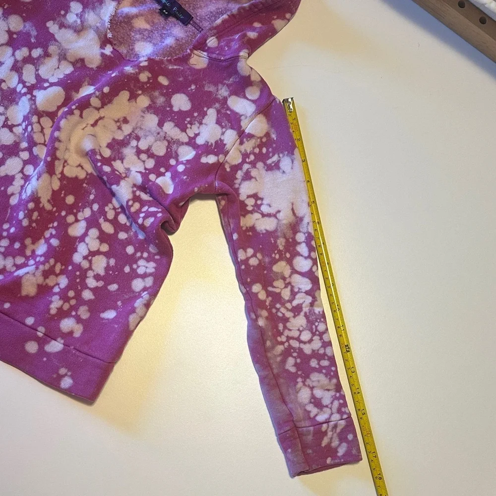 Purple Pixies Kids Tie Dye Sweatshirt Hoodie